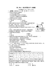 初中人教版第二单元 我们周围的空气本单元综合和测试复习练习题