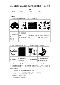 2023年黑龙江省哈尔滨市香坊区中考调研测试（一）化学试题（含解析）