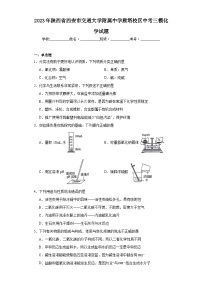 2023年陕西省西安市交通大学附属中学雁塔校区中考三模化学试题（含解析）