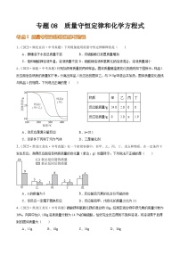 专题08 质量守恒定律和化学方程式（第02期）-备战2024年中考化学真题分项汇编（全国通用）