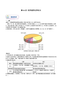 第04讲 世界通用化学语言-2023-2024学年新九年级化学暑假同步课（上海沪教版）