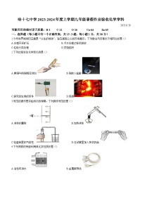 黑龙江省哈尔滨市第十七中学校2023-2024学年九年级上学期开学学情测试化学试题