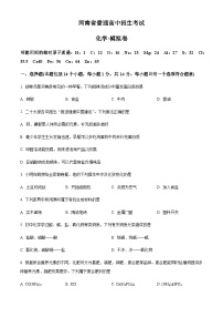 河南省新乡市新乡市第十一中学、新乡市第十三中学等2022-2023学年九年级下学期期中化学试题