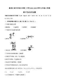 黑龙江省齐齐哈尔市第三中学2022-2023学年九年级上学期期中化学试题