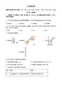 天津市红桥区2022-2023学年九年级上学期期中化学试题