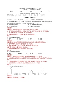 中考化学冲刺模拟试卷13（含解析）