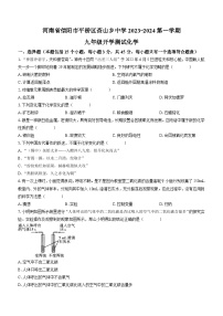 河南省信阳市平桥区查山乡初级中学2023-2024学年九年级上学期开学化学试题