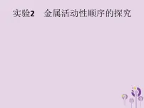 中考化学二轮复习实验课件：金属活动性顺序的探究（含答案）
