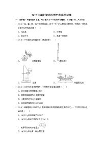 2022年湖北省武汉市中考化学试卷