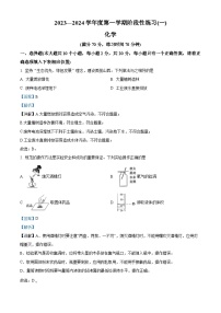 山西省长治市多校联考2023-2024学年九年级上学期9月月考化学试题（解析版）