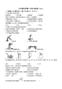 广东省惠州市惠阳区第四中学2023-2024学年九年级上学期9月考化学试题(无答案)