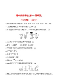 期中素养评估(第一~四单元) 同步练习 2023-2024 人教版化学九年级上册