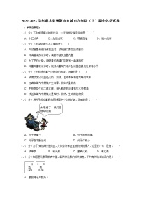 湖北省襄阳市宜城市2022-2023学年九年级上学期期中化学试卷
