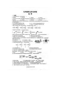 山东省枣庄市翼云中学2023-2024学年九年级上学期10月月考化学试题