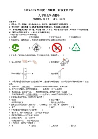 广西岑溪市糯垌镇第一中学、安平中学2023-2024学年九年级上学期九月月考化学试卷