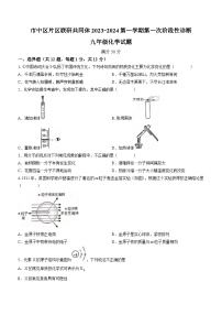 山东省枣庄市市中区乡镇中学2023-2024学年九年级上学期10月月考化学试题(无答案)