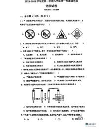 广东省惠州市惠阳区第一中学2023-2024学年九年级上学期第一次月考化学试卷