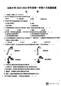 河北省保定市乐凯中学2023-2024学年九年级上学期十月考化学试卷（月考）