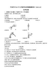 河北省石家庄市第二十八中学2023-2024学年九年级上学期10月月考化学试题(无答案)