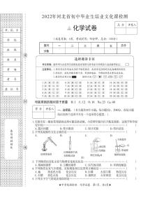 2022年河北省沧州市盐山县第三中学九年级结课卷（A）  化学