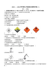 河南省商丘市永城市第三初级中学2023-2024学年九年级上学期综合素养评估（一）化学试题(无答案)（月考）