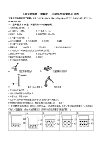 上海市部分学校2023-2024学年九年级上学期随堂练习（第一次月考）化学试题(无答案)