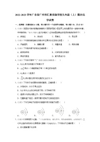 广东省广州市汇景实验学校2022-2023学年九年级上学期期末化学试卷