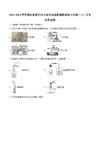 2023-2024学年湖北省黄石市大冶市还地桥镇教连体九年级（上）月考化学试卷（含解析）