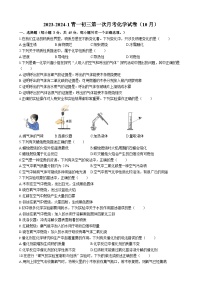 湖南省长沙市青竹湖湘一外国语学校2023-2024学年九年级上学期第一次月考化学试题