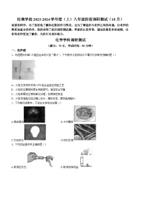 黑龙江省哈尔滨市道里区松南学校2023-2024学年八年级上学期10月考化学试题