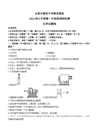 安徽省合肥市蜀山区琥珀中学2023-2024学年九年级上学期10月月考化学试题