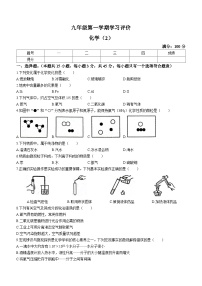 甘肃省陇南市西和县2023-2024学年九年级上学期期中化学试题