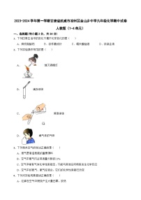 甘肃省武威市凉州区金山乡中学2023-2024学年九年级上学期期中化学试卷