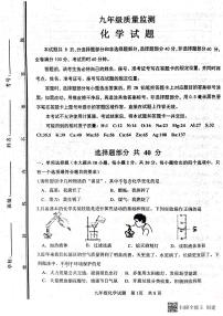 山东省济南市长清区2023-2024学年九年级上学期期中考试化学试题