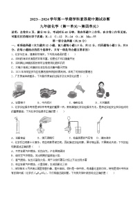 广东省深圳市龙岗区2023-2024学年九年级上学期期中化学试题