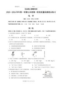 厦门市同安区2023-2024学年九年级上学期期中化学试卷