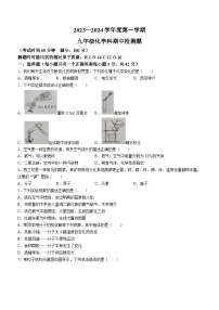 海南省海口市11校2023-2024学年九年级上学期期中化学试题