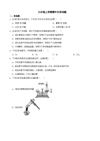 福建省漳州市2023年九年级上学期期中化学试题（附答案）