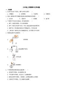 河南省南阳市2023年九年级上学期期中化学试卷（附答案）