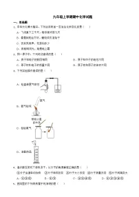 河南省郑州市2023年九年级上学期期中化学试题（附答案）