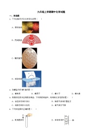 湖北省孝感市2023年九年级上学期期中化学试题（附答案）