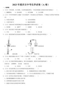 2023年重庆市中考化学AB合卷附参考答案