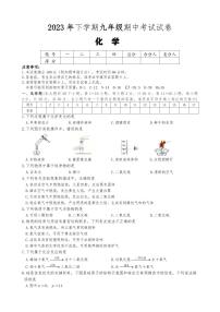 湖南省邵阳市新邵县迎光乡中学2023-2024学年九年级上学期期中考试化学试卷