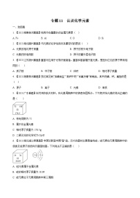 专题11 认识化学元素-学易金卷：三年（2021-2023）中考化学真题分项汇编（全国通用）