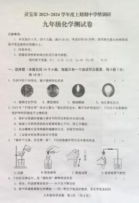 河南省三门峡市灵宝市2023-2024学年九年级上期期中学情调研化学测试卷