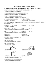 湖北省潜江市园林第一初级中学2023-2024学年九年级上学期第一次月考化学试题(无答案)