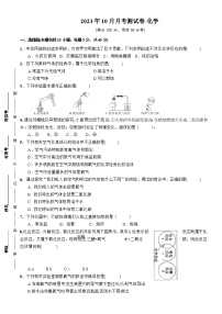湖南省郴州市2023-2024学年九年级上学期10月月考化学测试卷