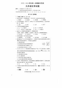 河北省邯郸市峰峰矿区2023-2024学年九年级上学期期中考试化学试卷