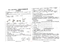 河南省周口市郸城县2023-2024学年九年级上学期11月期中化学试题