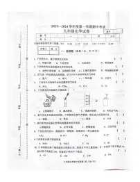 河南省商丘市夏邑县2023-2024学年九年级上学期11月期中化学试题